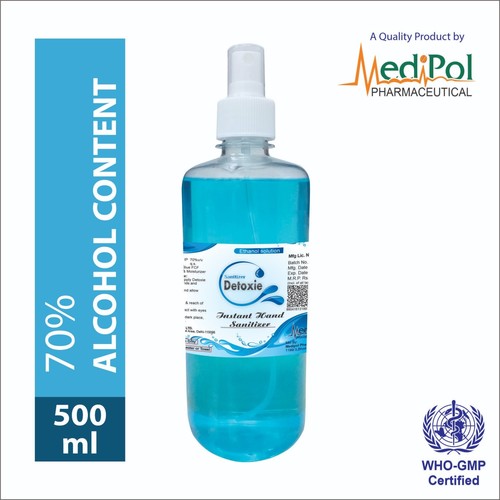 500 ML Detoxie Instant Liquid Hand Sanitizer