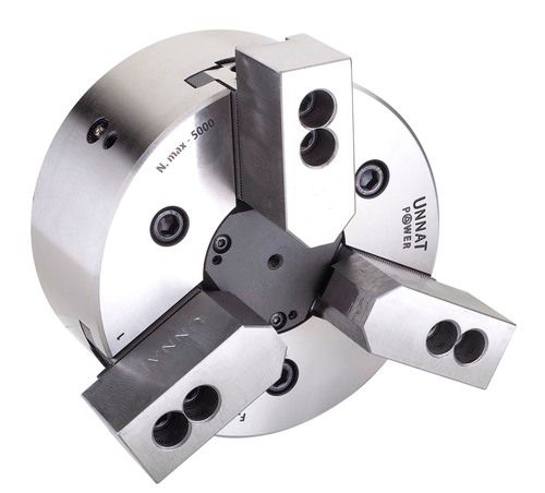 Unnat 3 Jaw Power Operated Chucks With Closed Centre