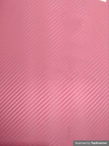 Pink Carbon Fiber Texture Back Mobile Skin Material