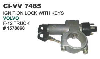 Ignition Lock With Keys Volvo Truck Vehicle Type: 4 Wheeler