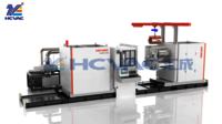 Hcvac Ito Azo Roll To Roll Thin Film Web Coating Machine For Solar Cell, Touch Screen - Coating Head: Gravure Roller