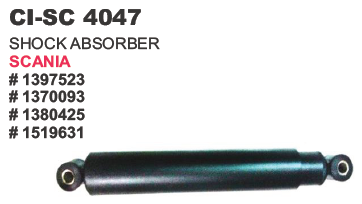 Shock Absorber Scania Truck - Steel 500-600mm, 5-10kg | Smooth Ride, Improved Handling, Reliable Performance