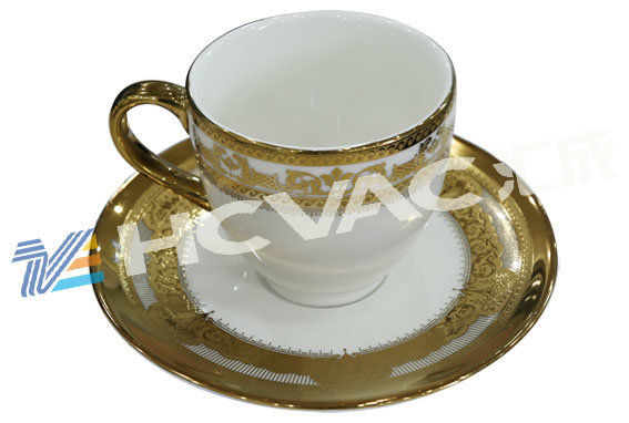 Ceramic Tableware Titanium Nitride Gold Coating Machine, Titanium Vacuum Coating Machine