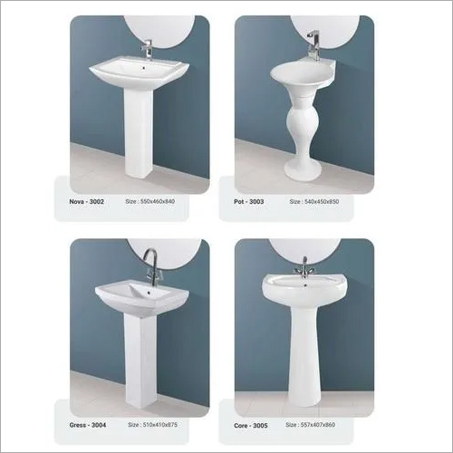 Wash Basin With Pedestal