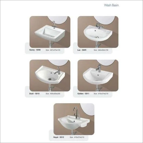 Small Wash Basin Size: 407X376X155 Mm