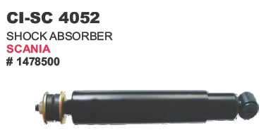 Shock Absorber Scania Truck - Steel, 50mm Diameter x 350mm Length | Smooth Ride, Enhanced Safety, Durable Design