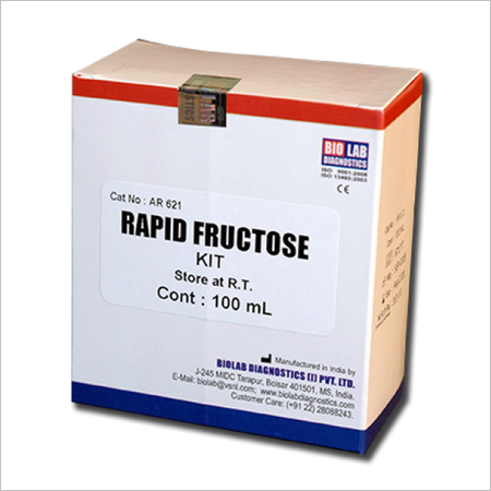 Rapid Fructose Kit (With Positive Control)