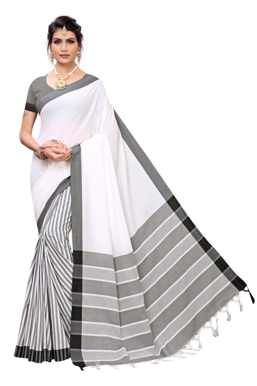 FANCY SILK WITH LATKAN SAREE