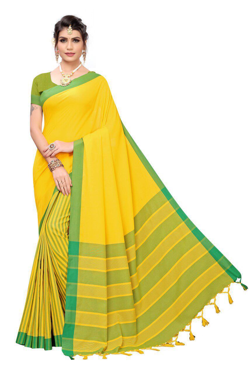 FANCY SILK WITH LATKAN SAREE