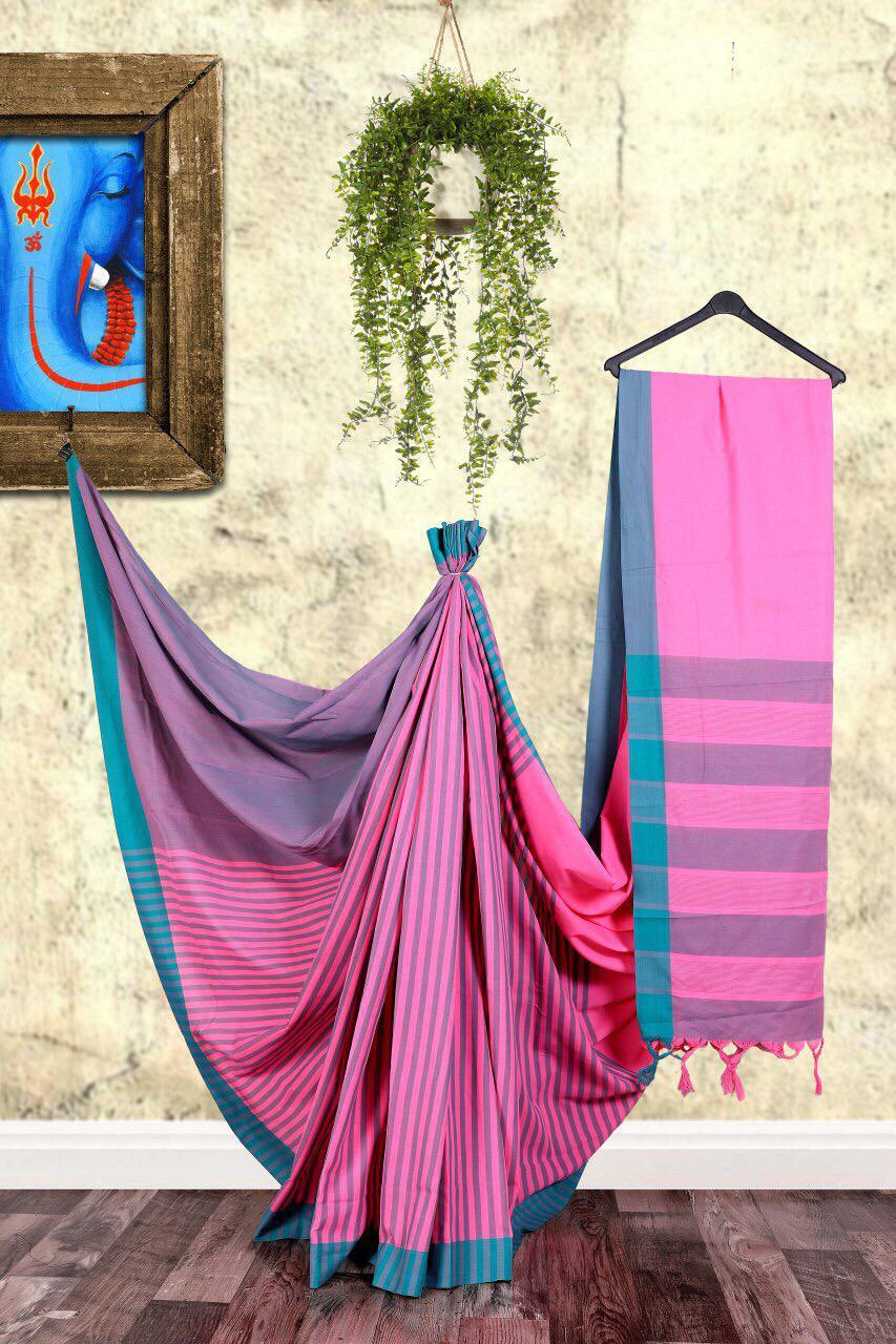 FANCY SILK WITH LATKAN SAREE