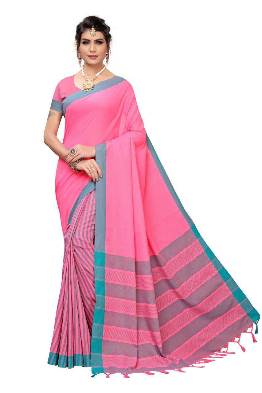 FANCY SILK WITH LATKAN SAREE