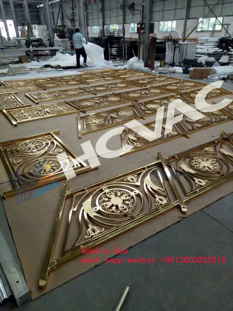 HCVAC Gold Color Stainless Steel Furniture Sheet PVD Vacuum Thin Film Coating Machine