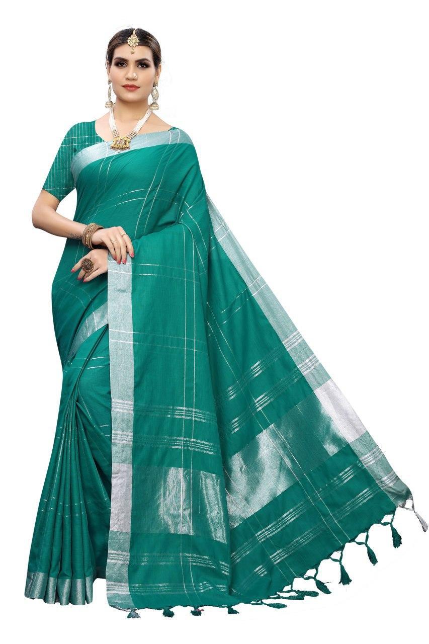 LADIES DAILY WEAR KALAMKARI PRINTED  SAREE