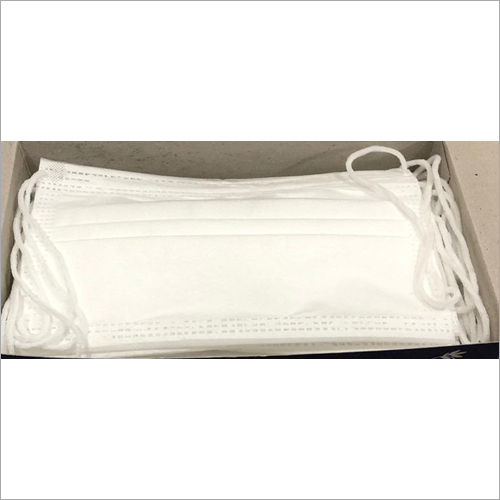 3 Ply Meltblown Fabric Face Mask - Non Woven Material, Standard Size | Unisex Design, Ideal for Hospital, Clinic, and Household Use