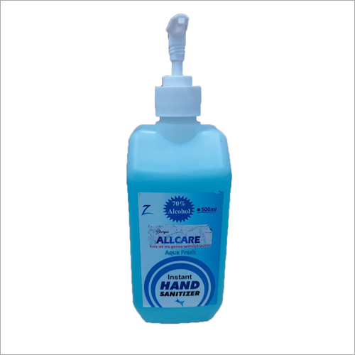 500 ml Aqua Fresh Hand Sanitizer - 500 ml, Mild Fragrance, Laboratory Tested, Suitable for All Age Groups, Anti Allergic, For Household & Clinics