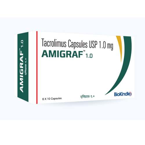 Amigraf 1mg Tacrolimus Capsule