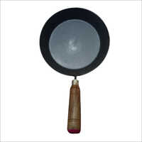 Iron Induction Tawa - Premium Quality Iron, Ideal For Induction & Gas Use | Lightweight, Durable, Wooden Handle