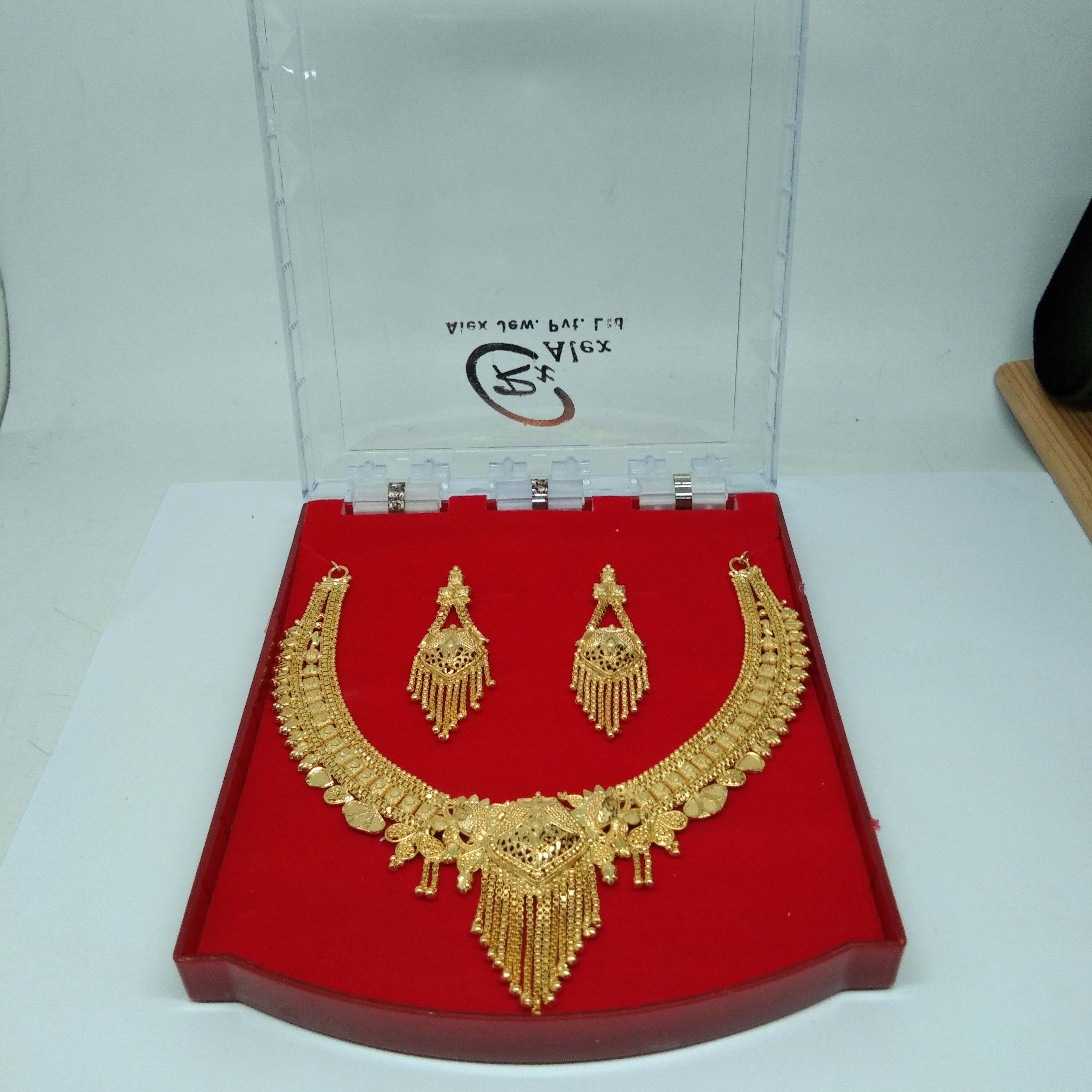 18K Gold plating Forming Necklace Set