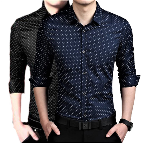 Mens Formal Shirt - Cotton Blend, Full Sleeves | Water-Resistant, Washable, Suitable for Rainy, Spring, Summer, and Winter Seasons, Elegant Bead Closure