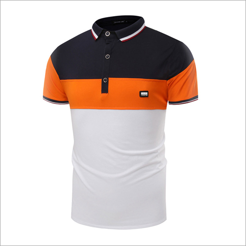 Mens Collar T-Shirt - Cotton, All Standard Sizes (S, M, L, XL) | Short Sleeves, Polo Collar, Ideal for Parties and Casual Outings