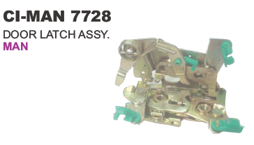 Door Latch Assy Man Truck - Steel, Plastic, 150x100x50 mm | Secure Closure, Easy Installation, Reliable Function