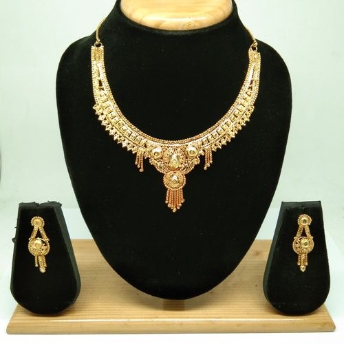 Fancy New Design gold necklace set for women