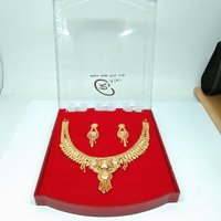 Fancy New Design gold necklace set for women
