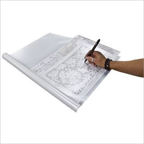 Tracing And Drafting Film - Lacquered Polyester, 70-130 Â°C Temperature Range, White Color, Waterproof for Architectural Drawings
