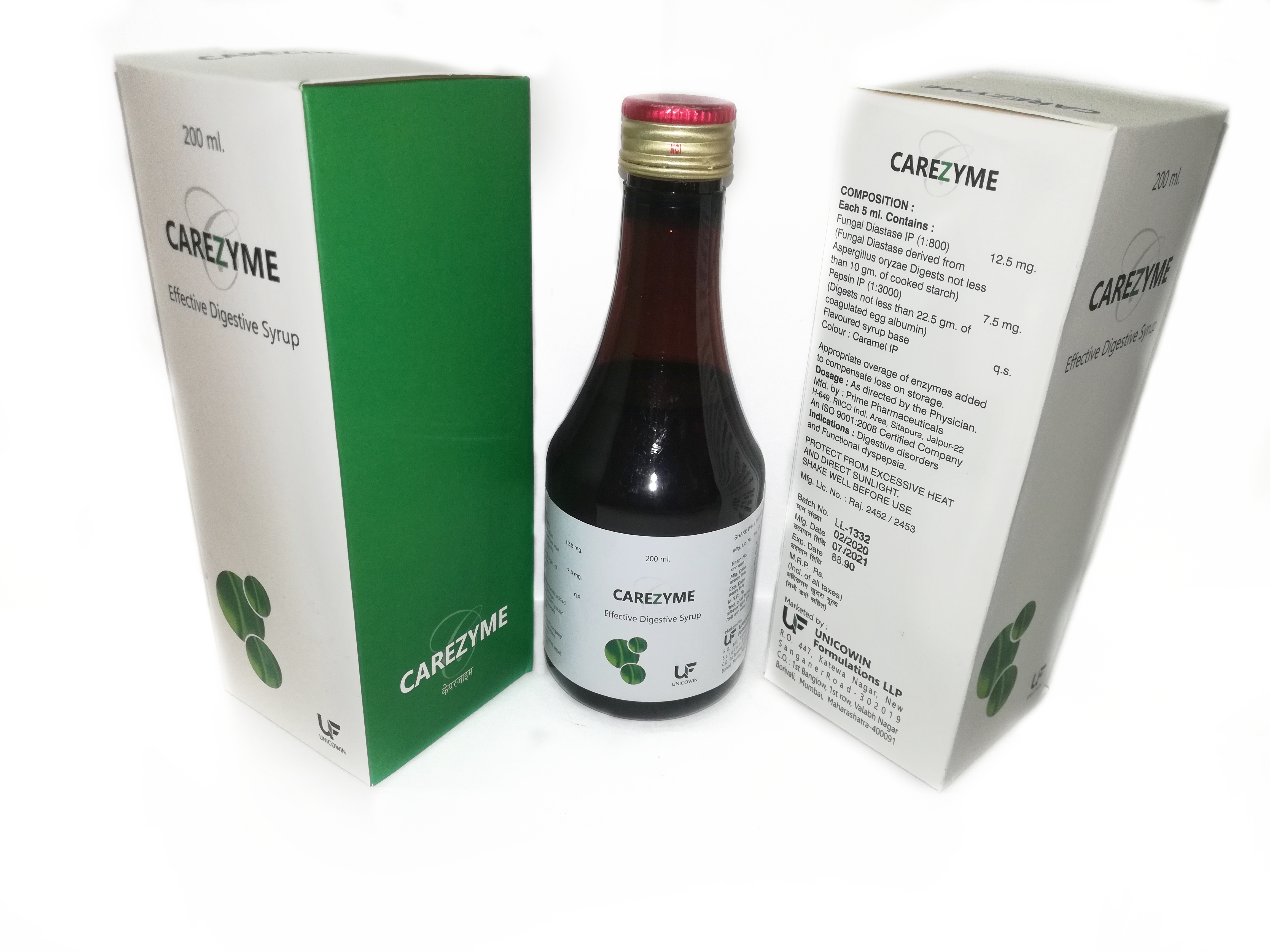 Fungal Diastase & Pepsin syrup
