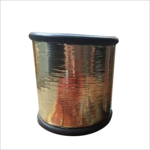 Zari Yarn - 100% Polyester 2 Ply Golden Color | Durable Light in Weight Bright Lustre