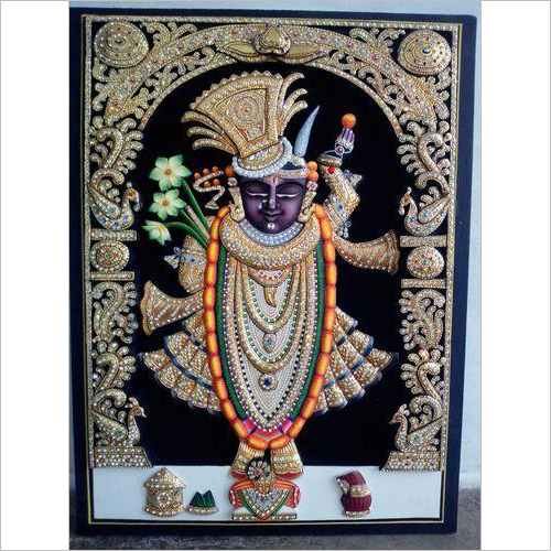 Shreenathji Sehra Shringar God Painting