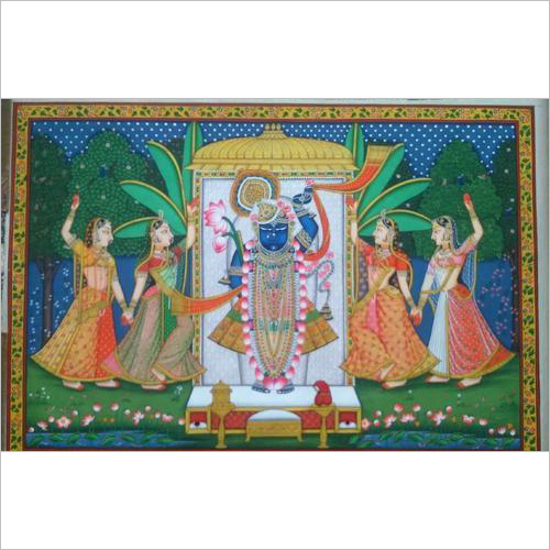 Shreenathji Sharad Pichwai God Painting