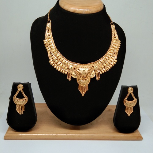 18k Gold Forming Necklace Set for women