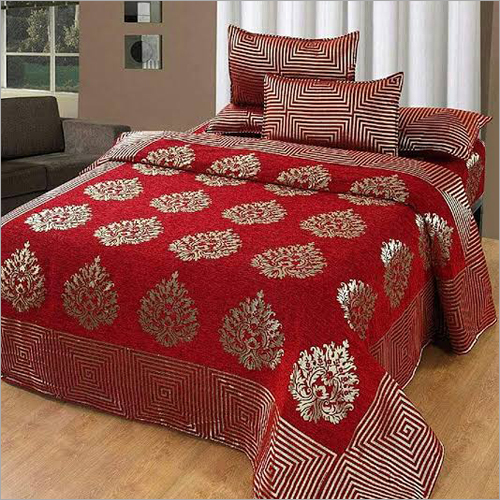 Printed Chennille Bedsheet