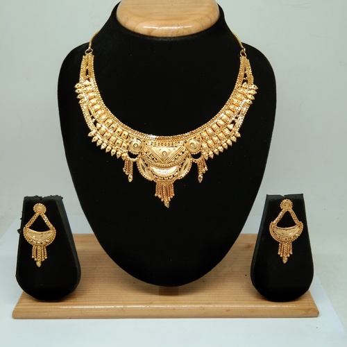 Attractive Simple Gold plating Necklace set