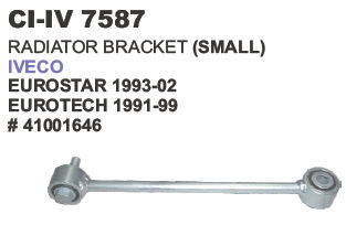 Radiator Bracket Small Iveco Truck