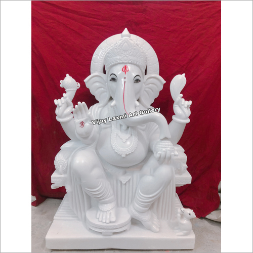 Marble Ganesh Ji Statue - Features: Good Quality