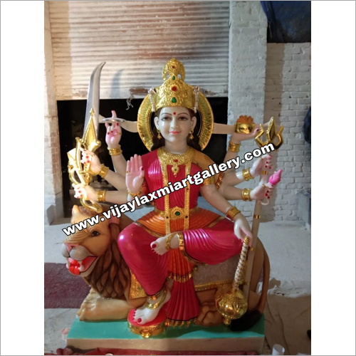 Durga Mata Marble Statue By VIJAY LAXMI ART GALLERY