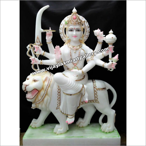 Marble Durga Mata Statue