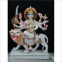 Polished Marble Durga Mata Statue
