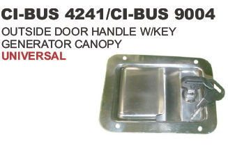 Outside Door Handle w/Key Generator Canopy  Bus Universal