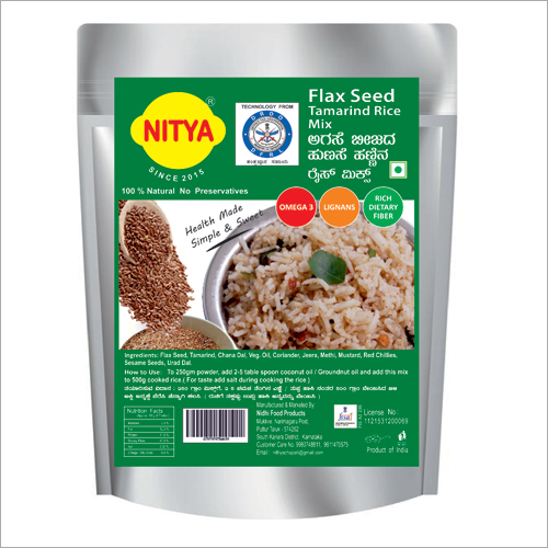 Fresh & Healthy Flax Seed Tamarind Rice Mix