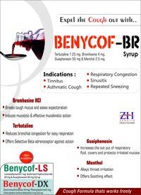 Levosalbutamol Ambroxol Hydrochloride and Guaiphenesin Syrup