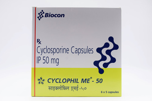 CYCLOPHIL ME 50MG Cyclosporin Capsules