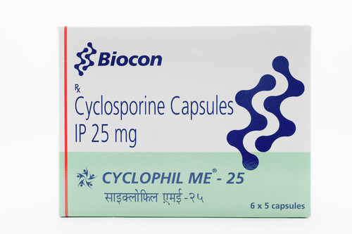 Cyclophil Me 25mg Cyclosporin Capsule