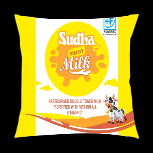 Pasteurised Double Toned Milk - 1.5% Fat, 9.0% Non-Fat Solids | Vacuum Pack, White Color, Original Flavor, 48 Days Shelf Life