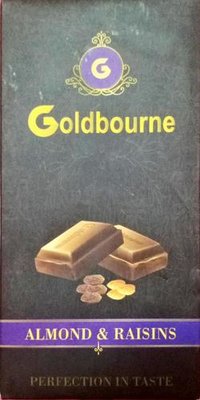 Dark Chocolate -almond & Raisins Ingredients: Cocoa Solids