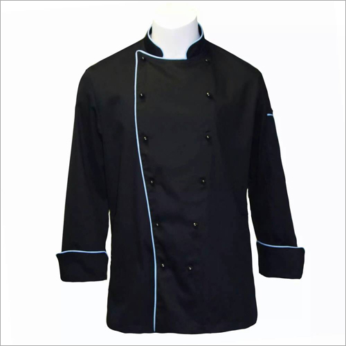 Black Restaurant Chef Coat
