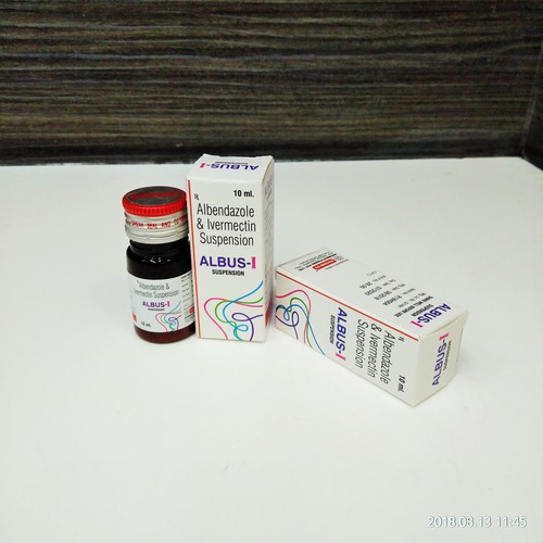 Albendazole 200 mg, Ivermectin 1.5mg,/5 ml