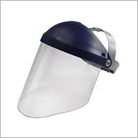 Safety Face Shield - Plastic Material, Standard Size | Unisex Design for Industrial Protection